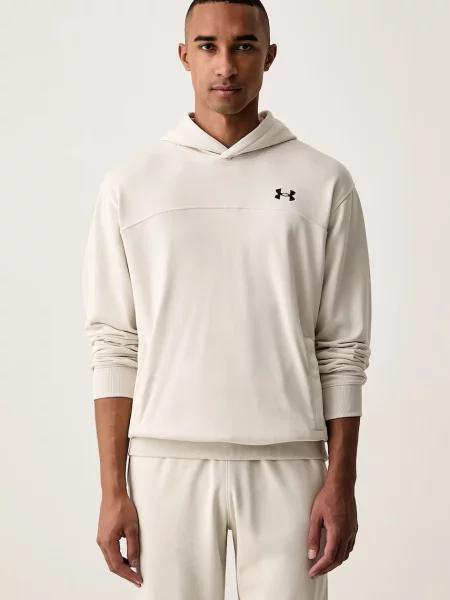 Under Armour hanorac de antrenament pentru bărbați cu Rival LW Hoodie bej