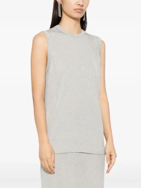 Top Tom Ford cu paiete gri