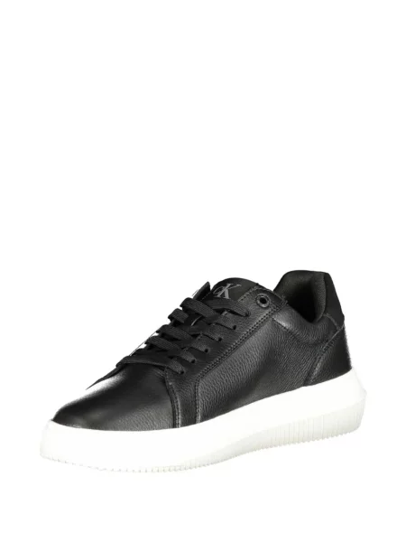 Sneakerși Calvin Klein cu autograf negru