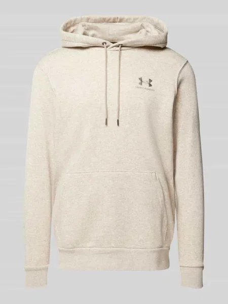 Under Armour Bluza Z Kapturem Z Polaru Essential beige beżowa
