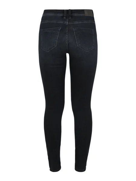 Only Petite Džínsy SHAPE LIFE čierny denim
