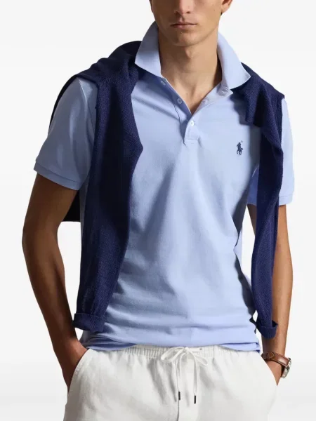 Gulerat șosete Polo Ralph Lauren de lână cu dungi negru