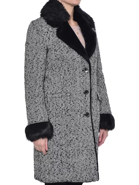 Пальто Patrizia Pepe серое