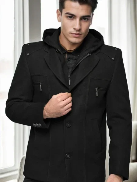 Palton Dewberry negru