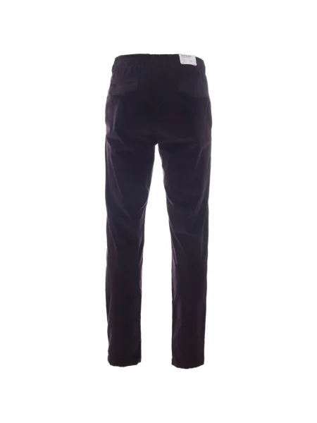 Pantaloni Eleventy de catifea cord violet