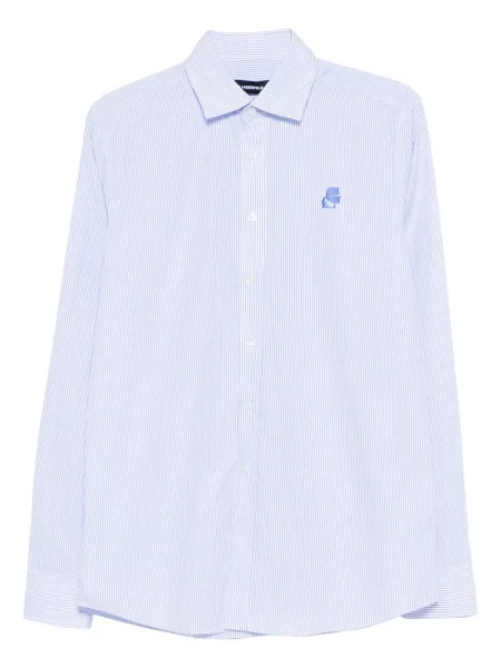 Pruhovaná košile Karl Lagerfeld modrá
