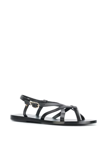 Sandale Ancient Greek Sandals fără toc negru