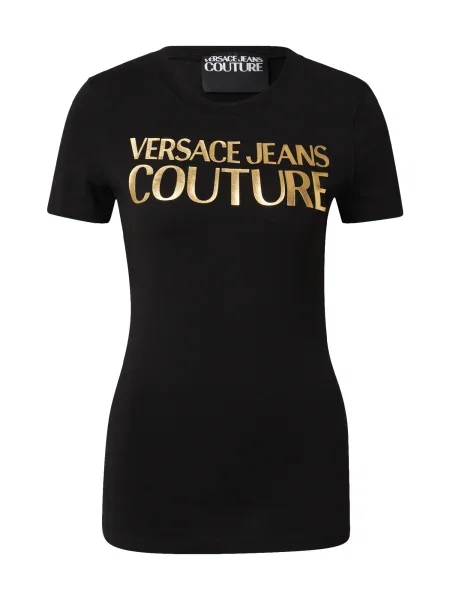 Versace Jeans Couture Tričko zlatá čierna