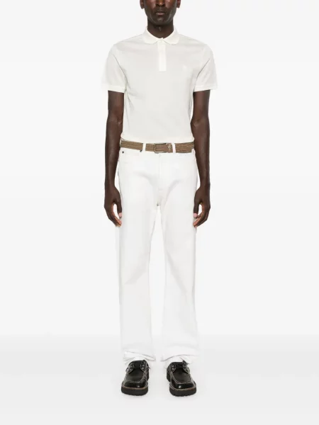 Siuvinėta polo marškinėliai Ralph Lauren Purple Label violetinė