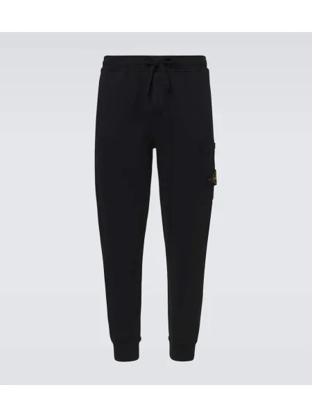 Jakna od flisa Stone Island od flisa kamenje crna