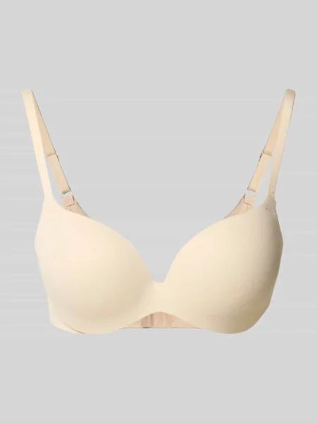 Biustonosz push-up o kroju regular fit z zapięciem na haftkę Magic Bodyfashion