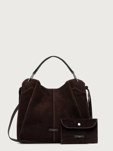 Geantă shopper Gianni Chiarini din piele maro