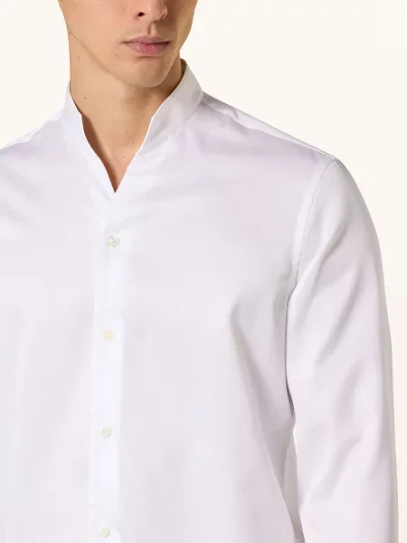 Van Laack Košile Vl-Rudo-N Slim Fit Se Stojáčkem bílá