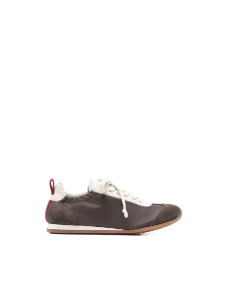 Sneakersy Uma Wang skórzane brązowe