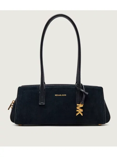 Michael Kors Geantă pe umăr Laila | piele întoarsă negru