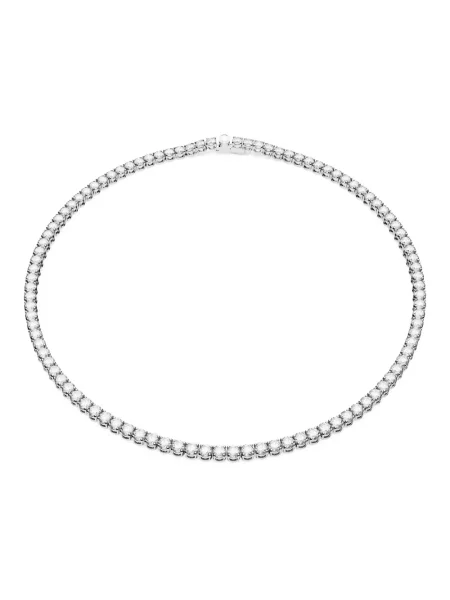 Naszyjnik Swarovski do tenisa biały