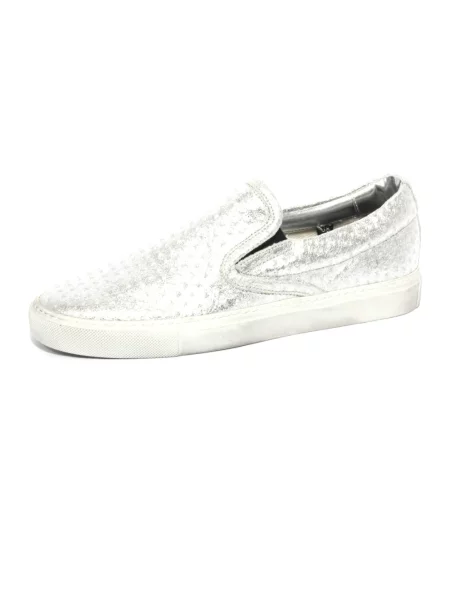 Sneakersy P448 wsuwane szare
