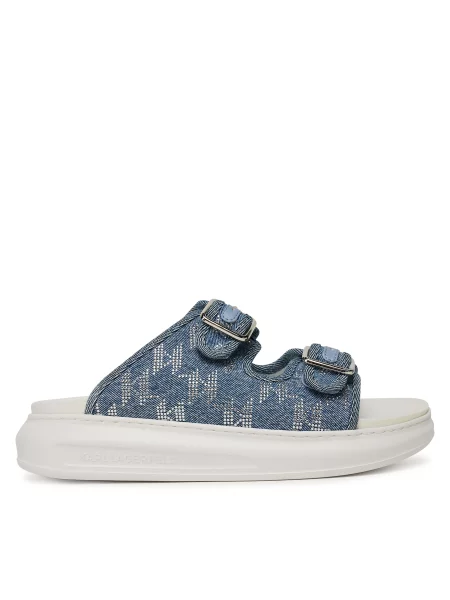 Natikači KARL LAGERFELD Kapri Slide modra