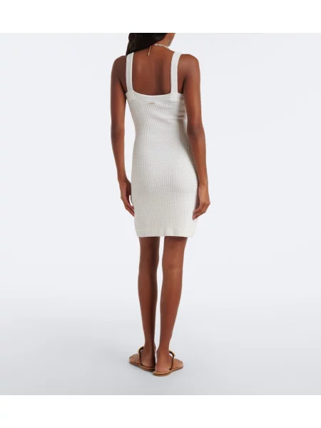 Rochie Melissa Odabash tricotate alb