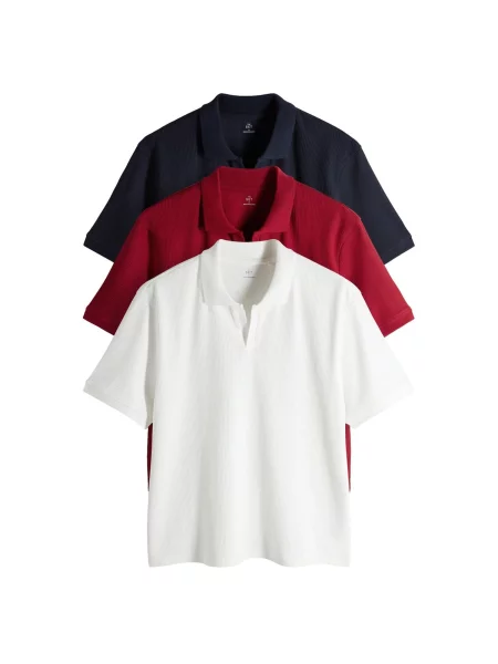 The Set Tričko červená / čierna biela