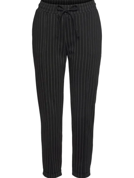 VIVANCE Pantaloni negru alb