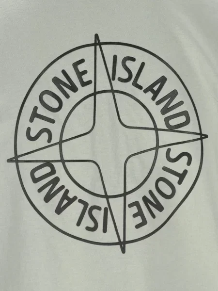Tricou Stone Island cu imagine verde
