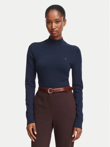 Tommy Hilfiger Pulover Mornarsko modra