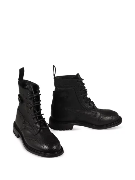 Botine Tricker's cu cataramă negru