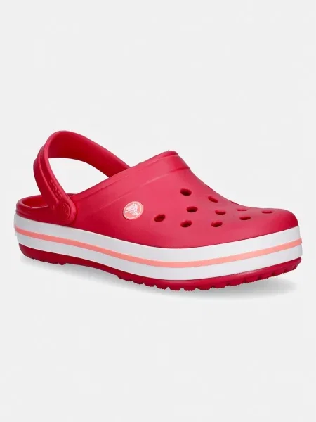 Papuci tip mules Crocs roșu