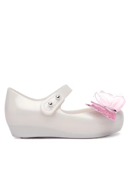 Детские балетки Melissa белые