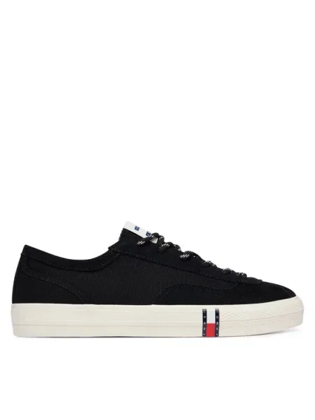 Tommy Hilfiger Πάνινα παπούτσια Archive μαύρο