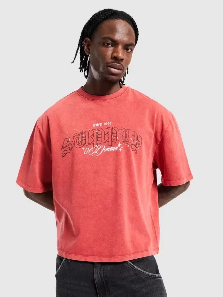 Supply&demand T-Shirt Gamer czerwona