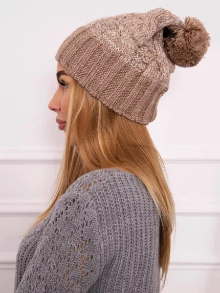 Șapcă Kesi din fleece bej