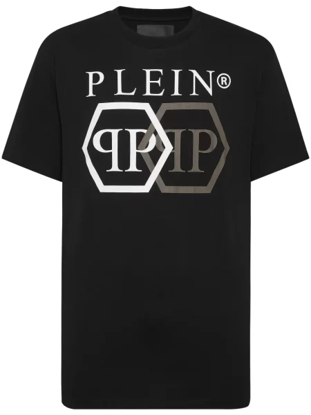 Tricou Philipp Plein cu strasuri negru