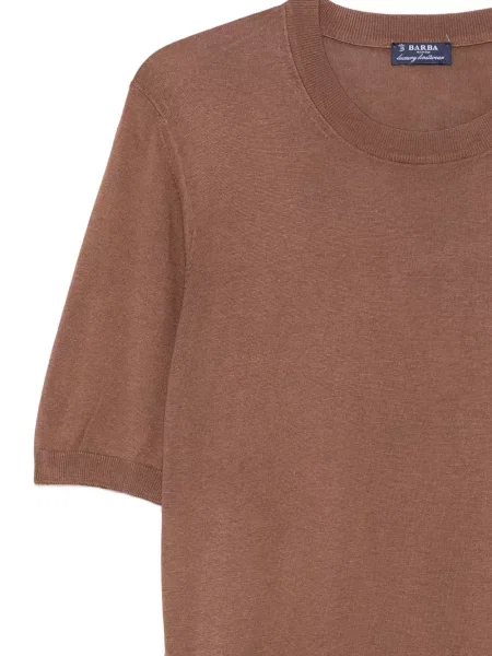 Tricou Barba tricotate maro