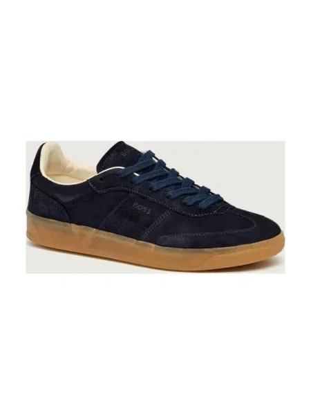 BOSS sneakers din piele intoarsă Brenta negru