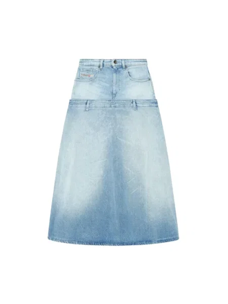 Spódnica jeansowa Diesel niebieska
