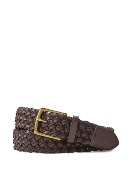 Μικρός κασκέτο Polo Ralph Lauren με χαμηλή μέση υφαίνω διαγωνίως πράσινο