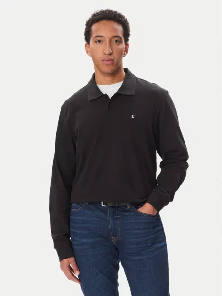Calvin Klein Jeans Polo czarny