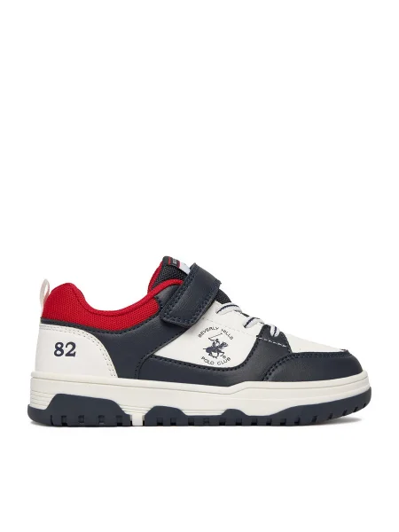 Sneakersy Beverly Hills Polo Club biela