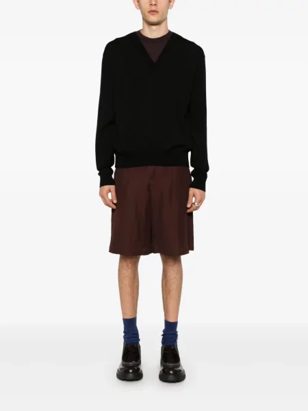 Vilnonis megztinis Jil Sander juoda