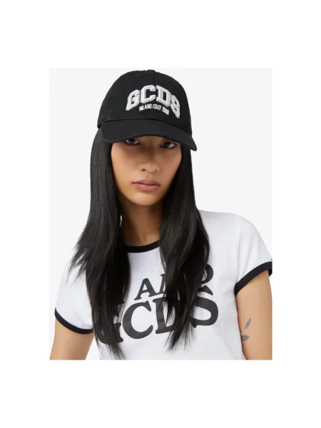 Czapka z daszkiem Gcds z logo czarna