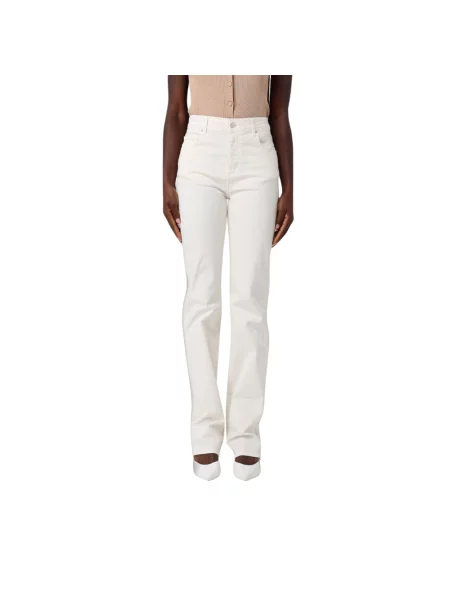 Jeansy straight leg Armani Exchange białe