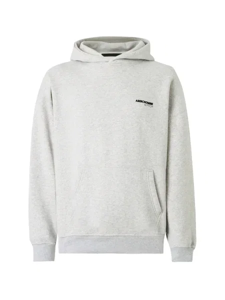 Palton Abercrombie & Fitch cu glugă gri