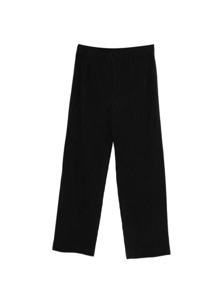 Plisirane hlače Homme Plissé Issey Miyake crna