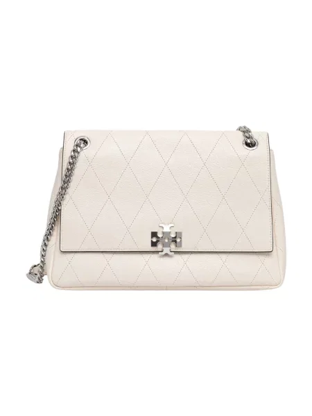 Torebka Tory Burch skórzana beżowa