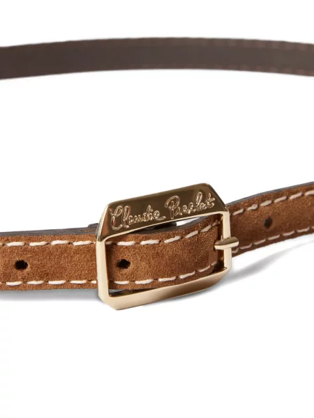 Kožni remen Claudie Pierlot smeđa