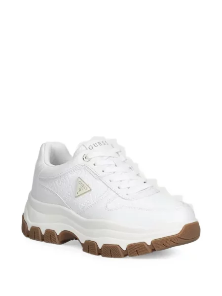 Sneakerși Guess chunky alb