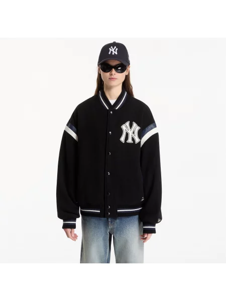 Μπουφάν New Era MLB DS Varsity Jacket New York Yankees UNISEX Black S μαύρο
