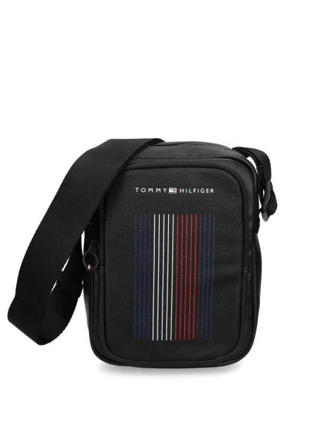 Geantă crossbody Tommy Hilfiger cu autograf negru